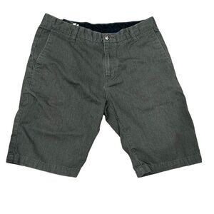 Volcom gray flat front shorts 10”  size 32